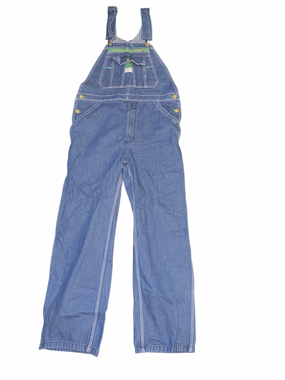 Liberty Men Denim Bib Overalls - Blue